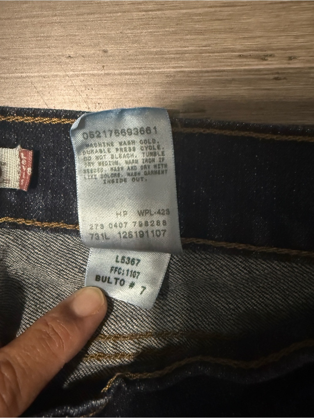 Levi's 529 Curvy Bootcut Women's Jeans — Dark Wash (Size 10M) - Picture 4 of 7